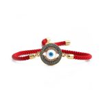 Buddha Stones Evil Eye Red String Protection Bracelet Bracelet BS Red String(Bracelet Size 16-21cm)