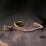 Buddha Stones Simple Design Wrapped Copper Luck Wealth Adjustable Cuff Bracelet Bracelet Bangle BS 12