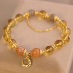 Buddha Stones Blessed Moon Citrine Abundant Energy Bracelet Bracelet BS 1