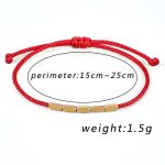 Buddha Stones Handcrafted Copper Bead Protection Braided String Bracelet Bracelet BS 4