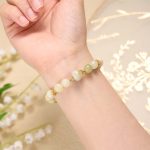 Buddha Stones Green Grape Color Jade Abundance Bracelet Bracelet BS 3