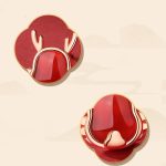 ❗❗❗A Flash Sale- Buddha Stones 925 Sterling Silver Year of the Dragon Natural Red Agate Dragon Attract Fortune Fu Character Strength Bracelet Necklace Pendant Earrings Bracelet Necklaces & Pendants BS 13