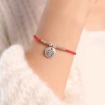 Buddha Stones Handmade 999 Sterling Silver Year of the Dragon Cute Chinese Zodiac Luck Braided Bracelet Bracelet BS 6