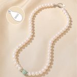 Buddha Stones 925 Sterling Silver Natural Pearl Jade Healing Necklace Bracelet Earrings With Gift Box Bracelet Necklaces & Pendants BS 5