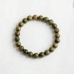 Buddha Stones Tibetan Green Sandalwood Soothing Cure Bracelet Bracelet BS 8mm(23 Beads)
