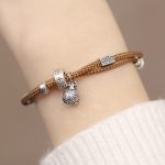 Buddha Stones 925 Sterling Silver Gold Swallowing Beast Koi Fish Wealth Handcrafted Braided Bracelet Bracelet BS 8