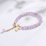 Buddha Stones Natural Amethyst Crystal Relieves Stress Bracelet Bracelet BS 5