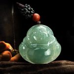 Buddha Stones Laughing Buddha Jade Abundance String Necklace Pendant Necklaces & Pendants BS 2