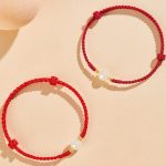 Buddha Stones Handcrafted Round Jade Lucky Bead Prosperity Braided Bracelet Bracelet BS 19