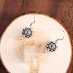 Buddha Stones 925 Sterling Silver Om Mani Padme Hum Lotus Peace Necklace Pendant Earrings Necklaces & Pendants BS 8