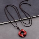 Buddha Stones Auspicious Clouds Relaxation Necklace Pendant Necklaces & Pendants BS 2