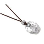 Buddha Stones Chinese Zodiac Natal Buddha Om Mani Padme Hum Lotus Compassion Necklace Pendant Necklaces & Pendants BS 8