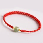 Buddha Stones Handmade Jade Lucky Bead Prosperity Braided Bracelet Bracelet BS 3