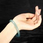 Buddha Stones Natural Jade Healing Blessing Bangle Bracelet Bracelet BS 2