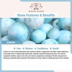 Buddha Stones Natural Larimar Wisdom Confidence Bracelet Bracelet BS 17