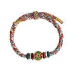 ❗❗❗A Flash Sale- Buddha Stones Colorful Rope Wealth Comes From All Directions Handmade Eight Thread Peace Knot Luck Bracelet Bracelet BS 7