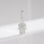 925 Sterling Silver Evil Eye Hamsa Symbol Prosperity Luck Chain Necklace Pendant Necklaces & Pendants BS 6