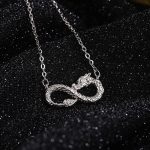 Buddha Stones 999 Sterling Silver Year of the Dragon Endless Knot Success Necklace Pendant Necklaces & Pendants BS 3