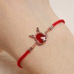 ❗❗❗A Flash Sale- Buddha Stones 925 Sterling Silver Year of the Dragon Natural Red Agate Dragon Attract Fortune Fu Character Strength Bracelet Necklace Pendant Earrings Bracelet Necklaces & Pendants BS 4