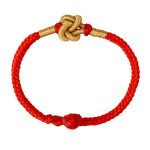 Buddha Stones Handmade Simple Design Chinese Knotting Luck Strength Braid String Bracelet Bracelet BS 17