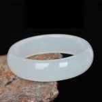 Buddha Stones Natural Golden Silk Jade Wealth Luck Bracelet Bangle Bracelet Bangle BS 5