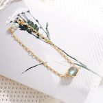 Buddha Stones 14k Gold Plated Natural Moonstone Healing Love Bracelet Bracelet BS 9