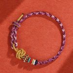 Buddha Stones Handmade Dunhuang Colorful Rope Protection Braid String Bracelet Bracelet BS 9
