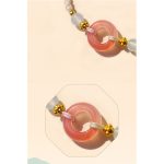 Buddha Stones Peace And Joy Agate Peace Buckle Auspicious Handmade Braided Bracelet Bracelet BS 7