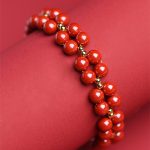 Buddha Stones Natural Cinnabar Beaded Blessing Bracelet Bracelet BS 10