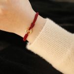 Buddha Stones Alloy Peace Buckle Luck Red String Bracelet Bracelet BS 4