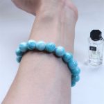 Buddha Stones Natural Larimar Wisdom Confidence Bracelet Bracelet BS 6