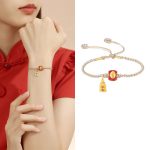 Buddha Stones 925 Sterling Silver Handmade Auspicious Chinese Character Blessing Braided String Bracelet Bracelet BS 9