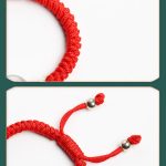 Buddha Stones 999 Sterling Silver Apple Red Multicolored Rope Luck Protection Handcrafted Kids Bracelet Bracelet BS 11