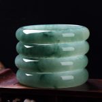 Buddha Stones Jade Abundance Luck Healing Bangle Bracelet Bracelet Cuff Bangle BS 3
