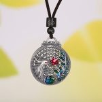 Buddha Stones 990 Sterling Silver Phoenix Luck Protection Necklace Pendant Necklaces & Pendants BS 7