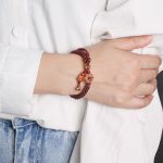 Buddha Stones Handmade Colorful Gourd Flower Protection Braided String Bracelet Bracelet BS 5