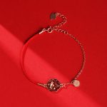 Buddha Stones 925 Sterling Silver Luck Koi Fish Color Change Wealth Handcrafted Braided Bracelet Bracelet BS Red Rope Chain Bracelet(Wrist Circumference 14-16cm)