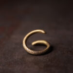 Buddha Stones Simple Design Copper Luck Adjustable Ring Ring BS 3