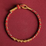 Buddha Stones Handmade Chinese Zodiac Natal Buddha Protection Strength Braided String Bracelet Bracelet BS 7