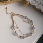 Buddha Stones Moonstone Positive Charming Chain Bracelet Bracelet BS 1