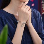 Buddha Stones 925 Sterling Silver Natural Jade Amber PiXiu Pony Success Bracelet Bracelet BS 2