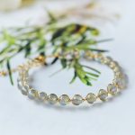 Buddha Stones Natural Moonstone 14K Gold Healing Positive Bracelet Bracelet BS 4
