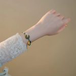 Buddha Stones Natural Hetian Jade Peace Buckle Pearl Luck Handcrafted Braided Bracelet Bracelet BS 3