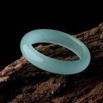 Buddha Stones Natural Jade Luck Healing Prosperity Bangle Bracelet Bracelet Bangle BS 12