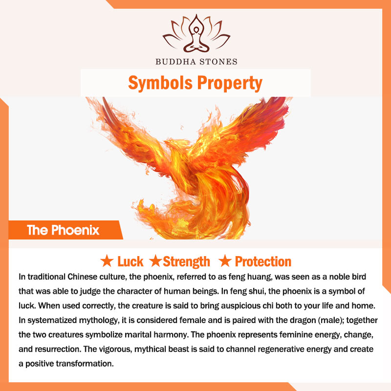 Buddha Stones Handmade 925 Sterling Silver Year of the Dragon Phoenix Peace Buckle Luck Couple Bracelet Bracelet BS 2
