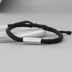 Buddha Stones Seven Deadly Sins Seven Virtues Braided String Bracelet Bracelet BS 17