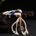 Buddha Stones Tibet Zakiram Goddess of Wealth Thangka Handmade Luck Bracelet Bracelet BS 10
