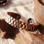 Buddha Stones Vintage Copper Balance Cuff Bracelet Bracelet Bangle BS 2
