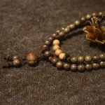Buddha Stones Tibetan Sandalwood Protection Charm Mala Bracelet Mala Bracelet BS 8