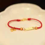 Buddha Stones 925 Sterling Silver Handmade Multicolor String Protection Luck Charm Braid Bracelet Bracelet BS 925 Silver Gold Plated Red Zodiac Peace And Joy Bracelet(Wrist Circumference 14-20cm)
